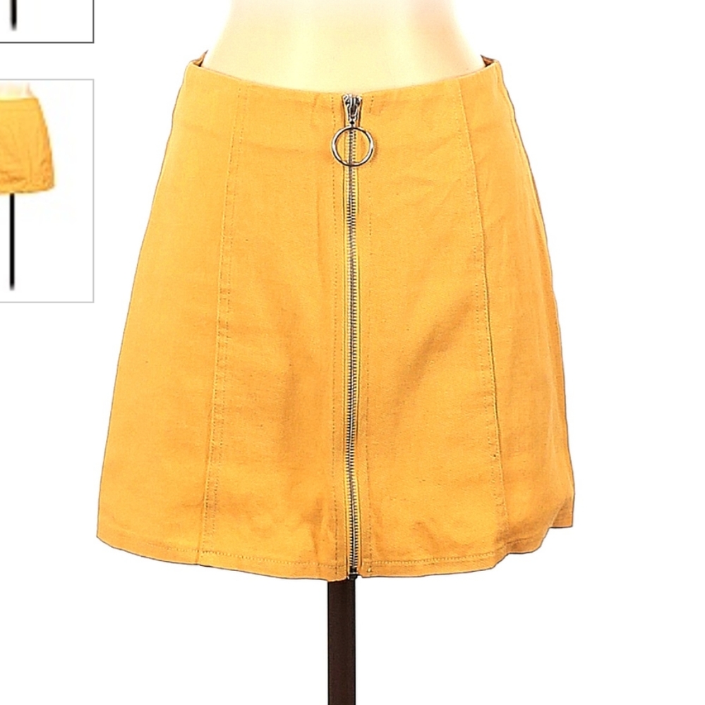 Chloe and Kate mini skirt, mustard yellow